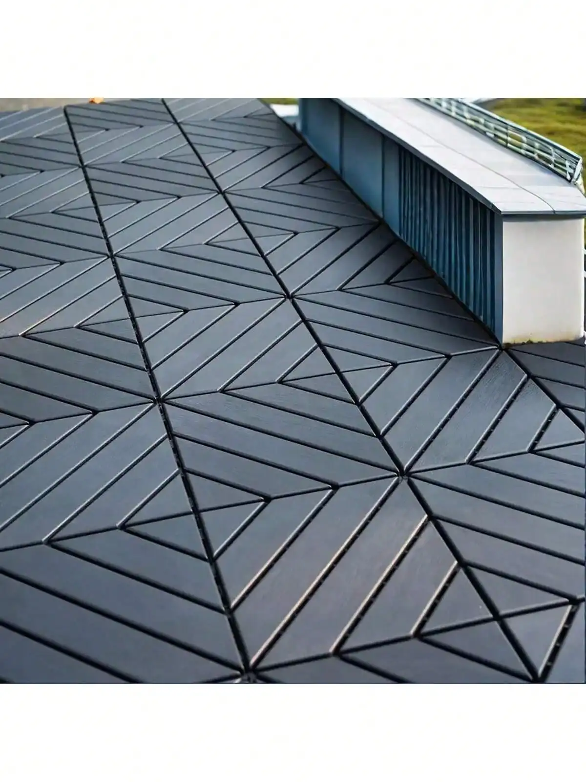 

44 PCS Plastic Interlocking Deck Tiles-12"X12"Waterproof Outdoor Floor All Weather Use,Patio Floor Decking Tiles Porch Poolside