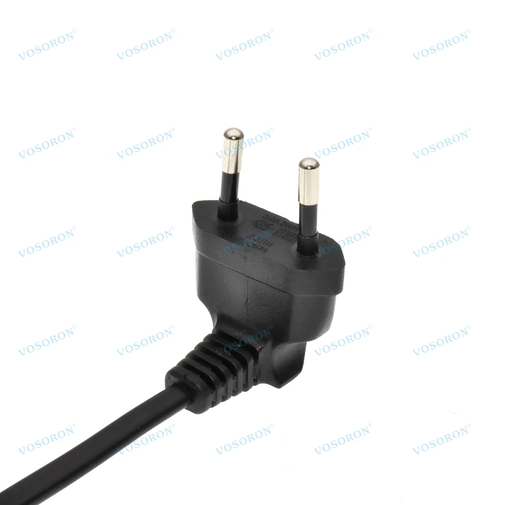Europea 90 Degree Male Plug To Female Socket Power Extension Cable For PC Computer PDU 0.3m/0.6m/1.8m EU 2Prong Bend Angled Cord