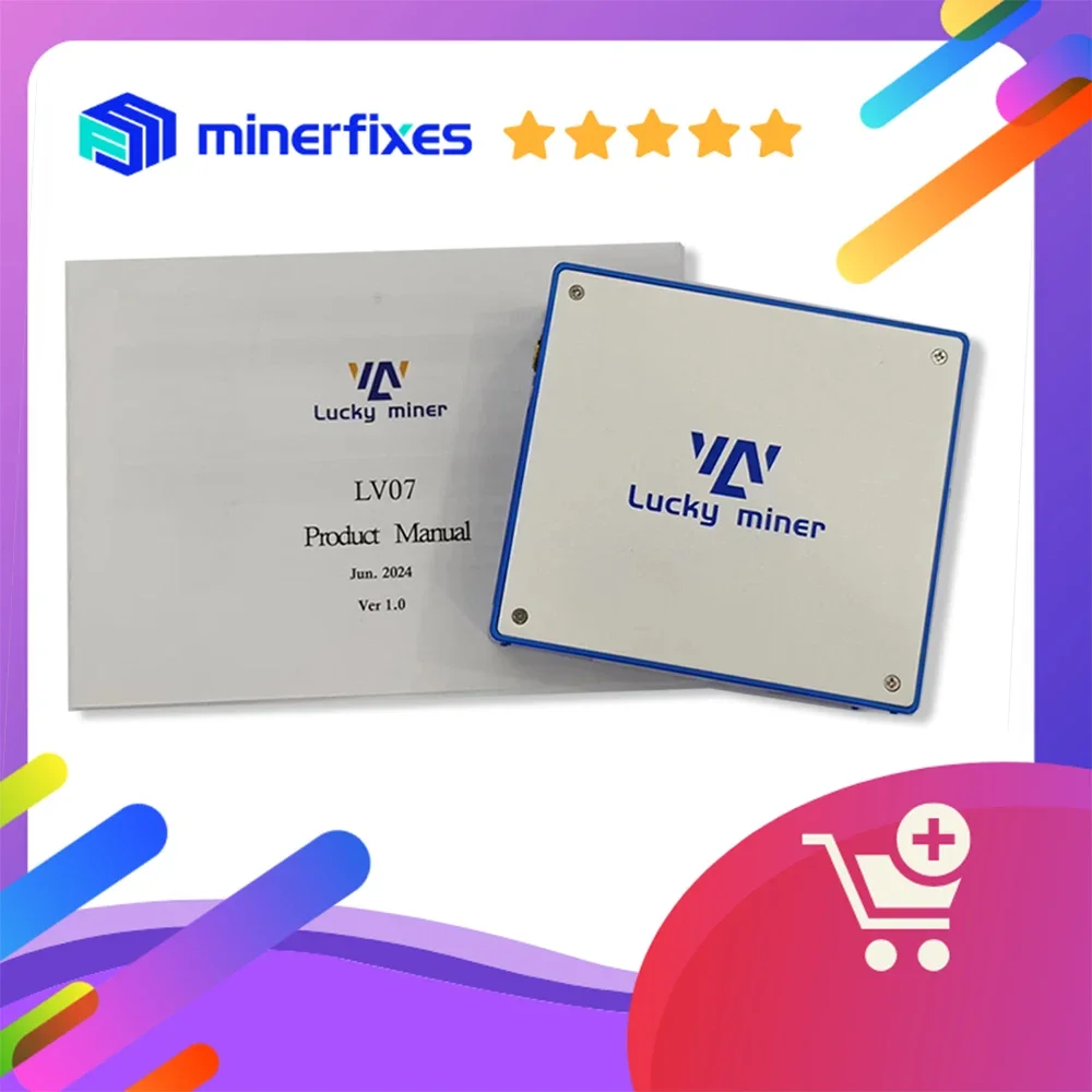 Lucky miner LV07 BTC Miners 1TH/S SHA256 BM1366 25W bitcoin mining silent miner machine lottery miner crypto miners asic mining