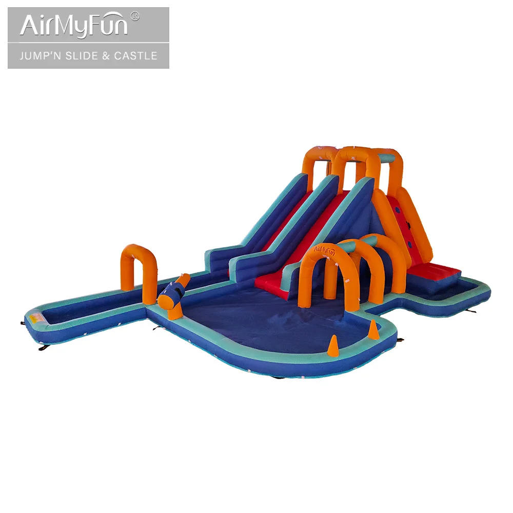 

Factory New Arrival Double Water Slide Inflatable Bouncing Castles Inflatable Jumping Castle Bouncy Bounce House For Kids