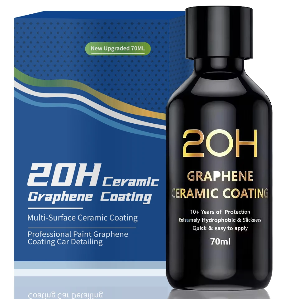 Graphene Ceramic Coating 20H/12H with Self Healing and UV Track Technology Car Detailing Professionals 10+ Years of Protection