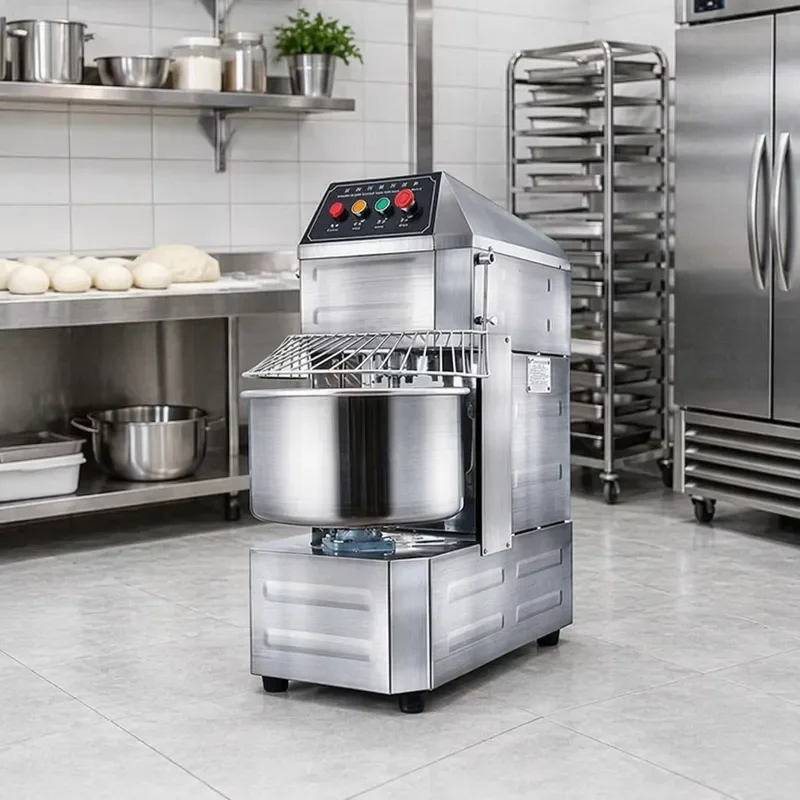 40L 16KG Spiral Dough Mixer Commercial Bread Kneading hine Heavy Stainless Steel Bakery Pizza Restaurant Use