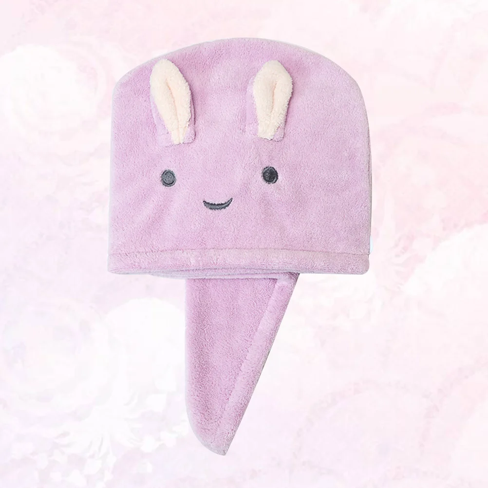 غطاء تجفيف الشعر فائق الامتصاص، لفافة سريعة الجفاف للشعر الطويل المجعد، خفيف الوزن، ملحق حمام محمول، لافندر