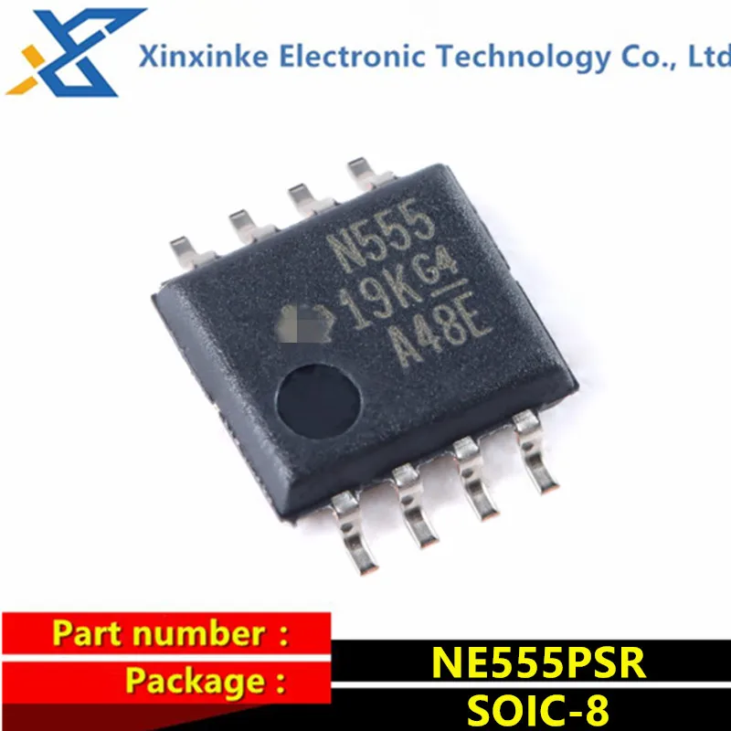 

5PCS NE555PSR Marking：N555 SOIC-8 Timers & Support Products Precision Clock & Timer ICs Brand New Original