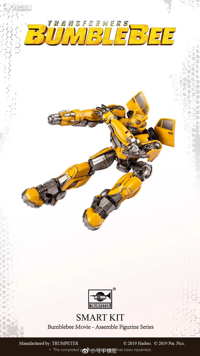 In Stock Transformers Bumblebee Movie Bumblebee Plastic Model Kit Assemble Figurine Series Collection Toy Gift