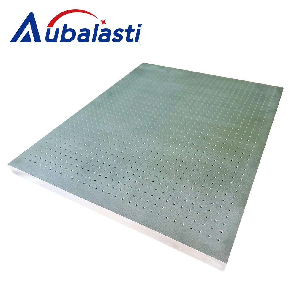 Aubalasti Vacuum Adsorption Platform V Hole 750x640x42.5mm Φ1.5-5mm for CNC Vibrating Knife