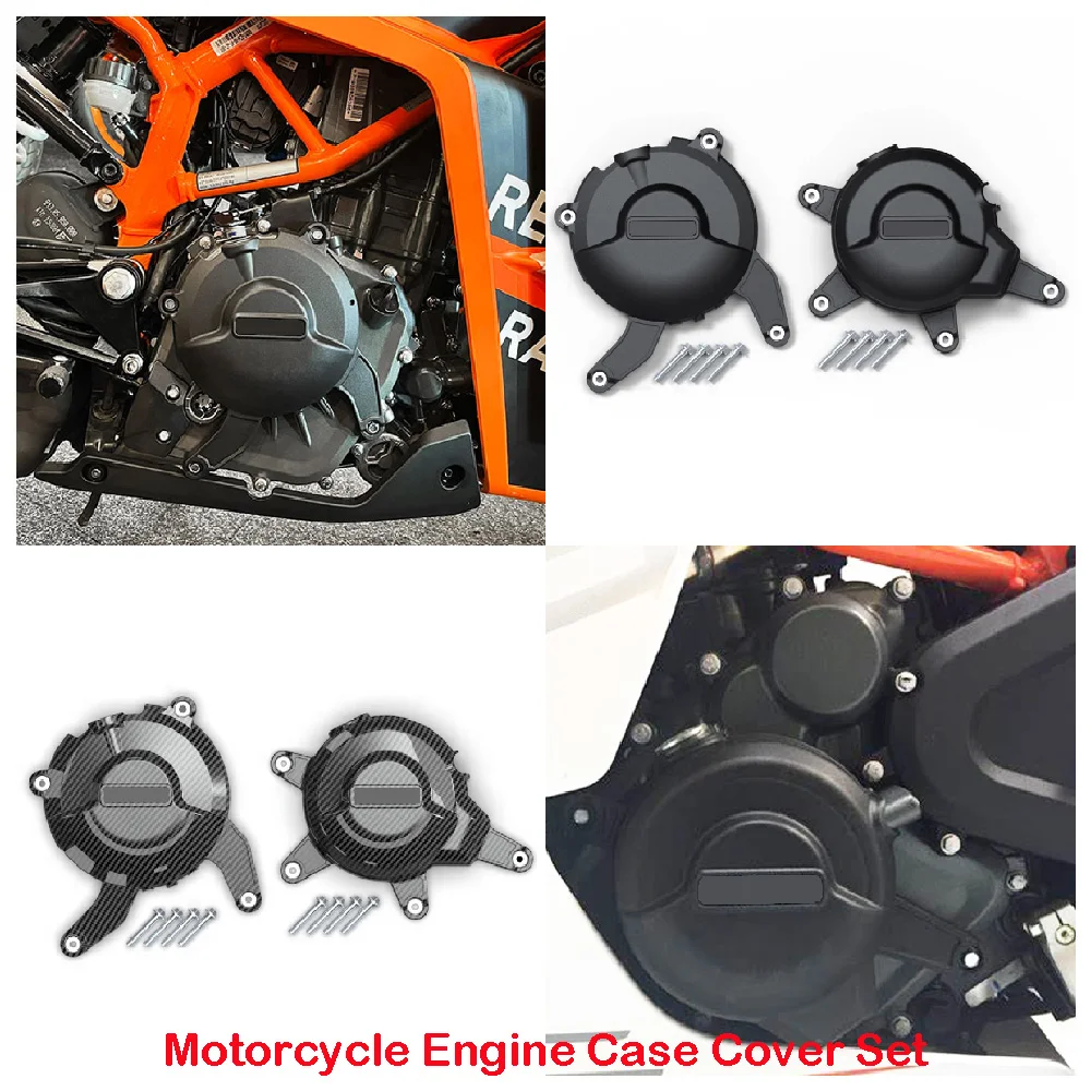 

Fits for KTM RC 390 Duke RC390 ABS Duke390 2022 2023 2024 Motorcycle Engine Case Cover Kits Secondary Protection Guards