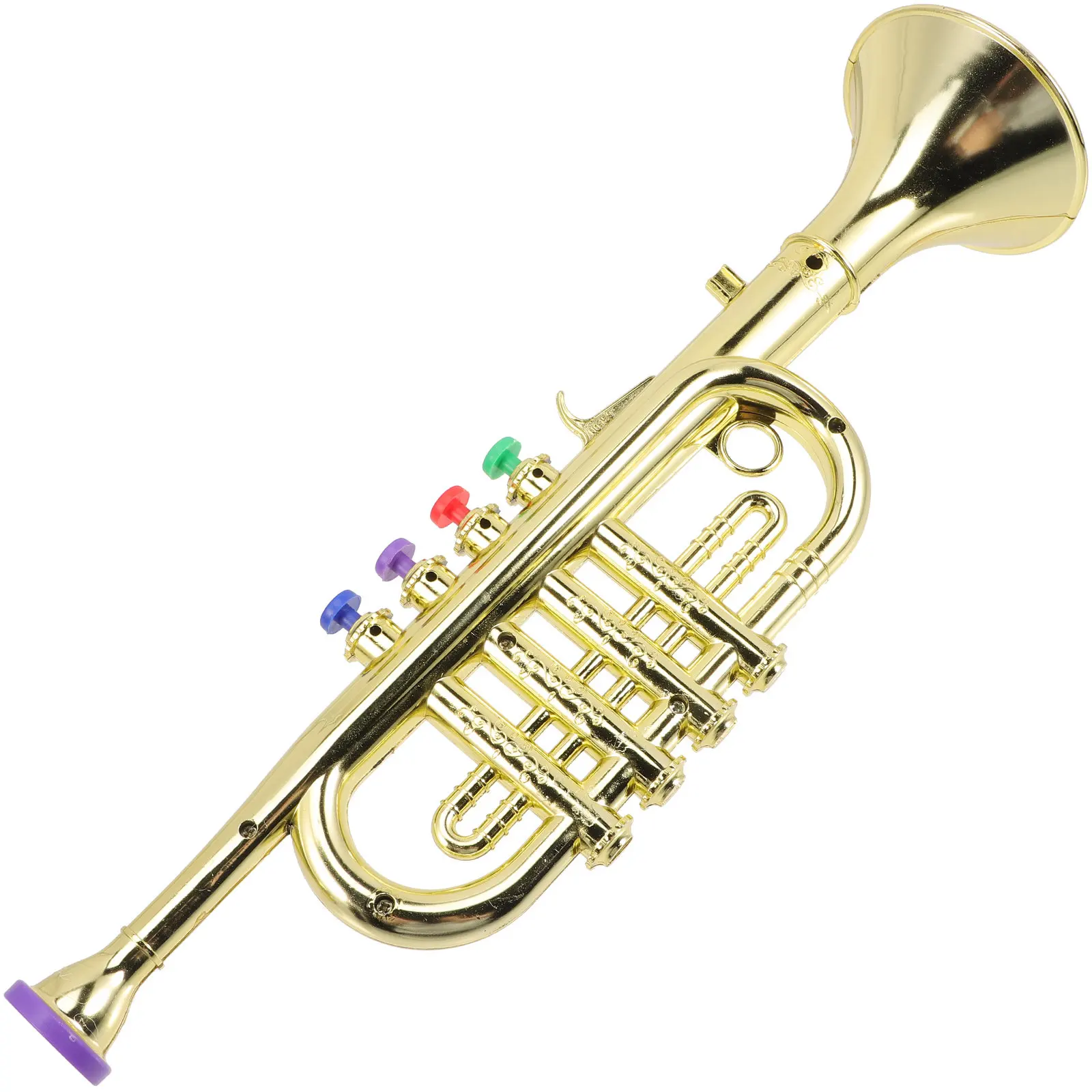 Realistic Trumpet Plaything for Kids Early Educational Musical Instrument to Cultivate Interest in Music and Enhance Creativity