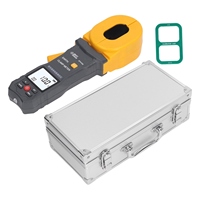 LCD Clamp Ground Resistance Meter 4 Digit ABS Auto Power Off Digital Display Ground Earth Resistance Tester for Weather