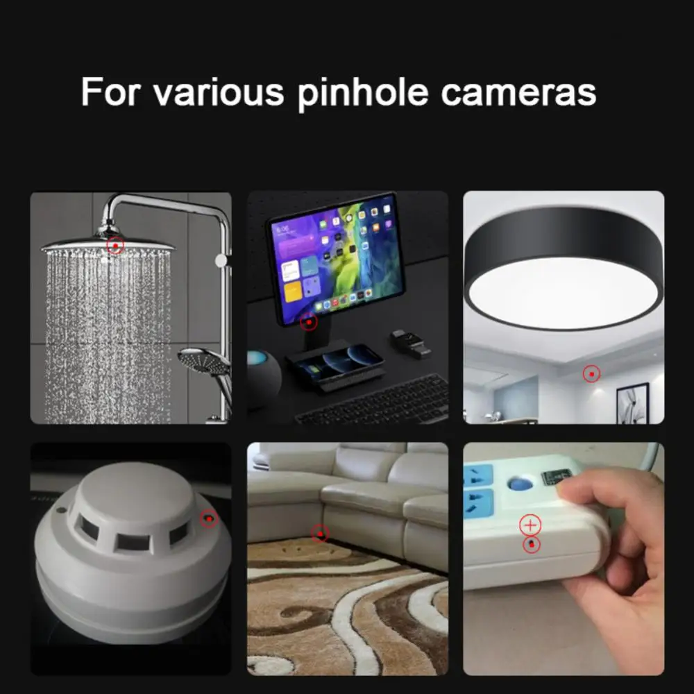 Portable Mini Anti Candid Infrared Camera Detector Anti-theft Alarm Household Monitoring Artifact Security Protection Sensor