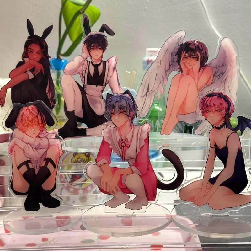 

Stand for Ivan Luka Sua Hyuna Till Mizi Acrylic Cartoon Figure Desktop Decoration Collectible Model Toy Gift