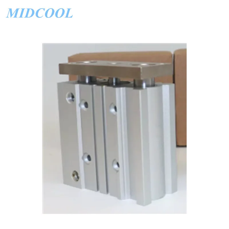 Compact Guide Cylinder High Precision Ball Bushing MGP MGPA MGPA20 Stroke 20 25 30 40 50 75 100 125 150 175 200 250mm