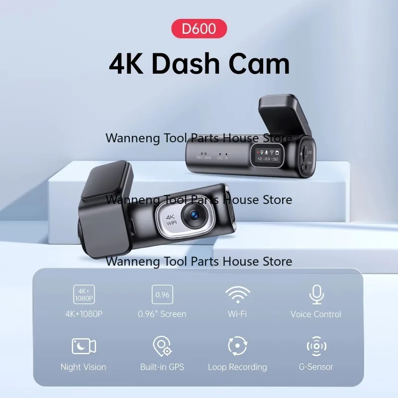 fdashbohd car camera dashboard cam 4k built-in global slot system 5g wireless 4k dashboard cam voice control ar