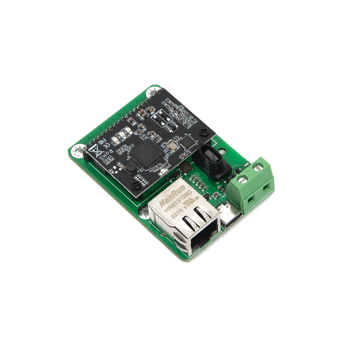 

500Mbps Power Carrier Communication Module Power Ca t Underwater Rob ot ROV Ethernet Interface Signal Transmission