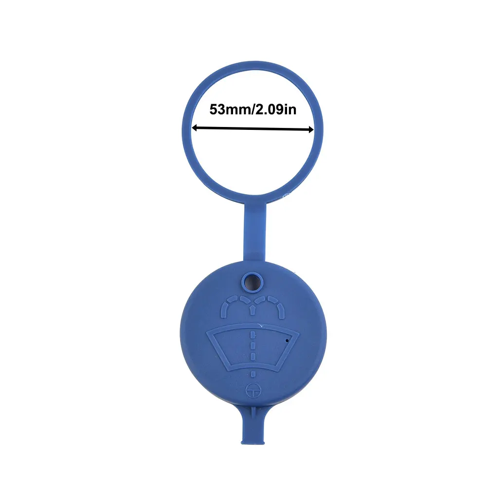 Replacement Washer Bottle Cap Lid for Car Windshield Wiper Reservoir Blue ABS Plastic Material Easy Installation