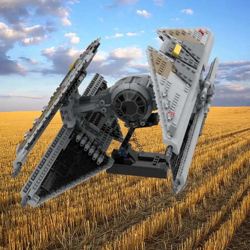 

Новинка, 1337 шт., знаменитая звезда, боевой фильм, галстук, модель Spacefighter, сделай сам, креативные идеи, детские игрушки, подарки на день рождения, головоломка на заказ