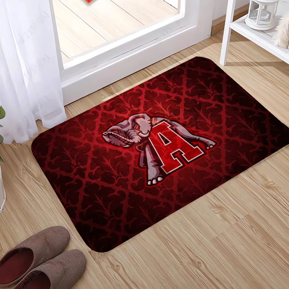 AlabamaS Crimson TideS Outdoor Doormat Exterior Entrance Door Mat Floor Mat for Kitchen Rug Bedroom Carpet Carpets Custom Home