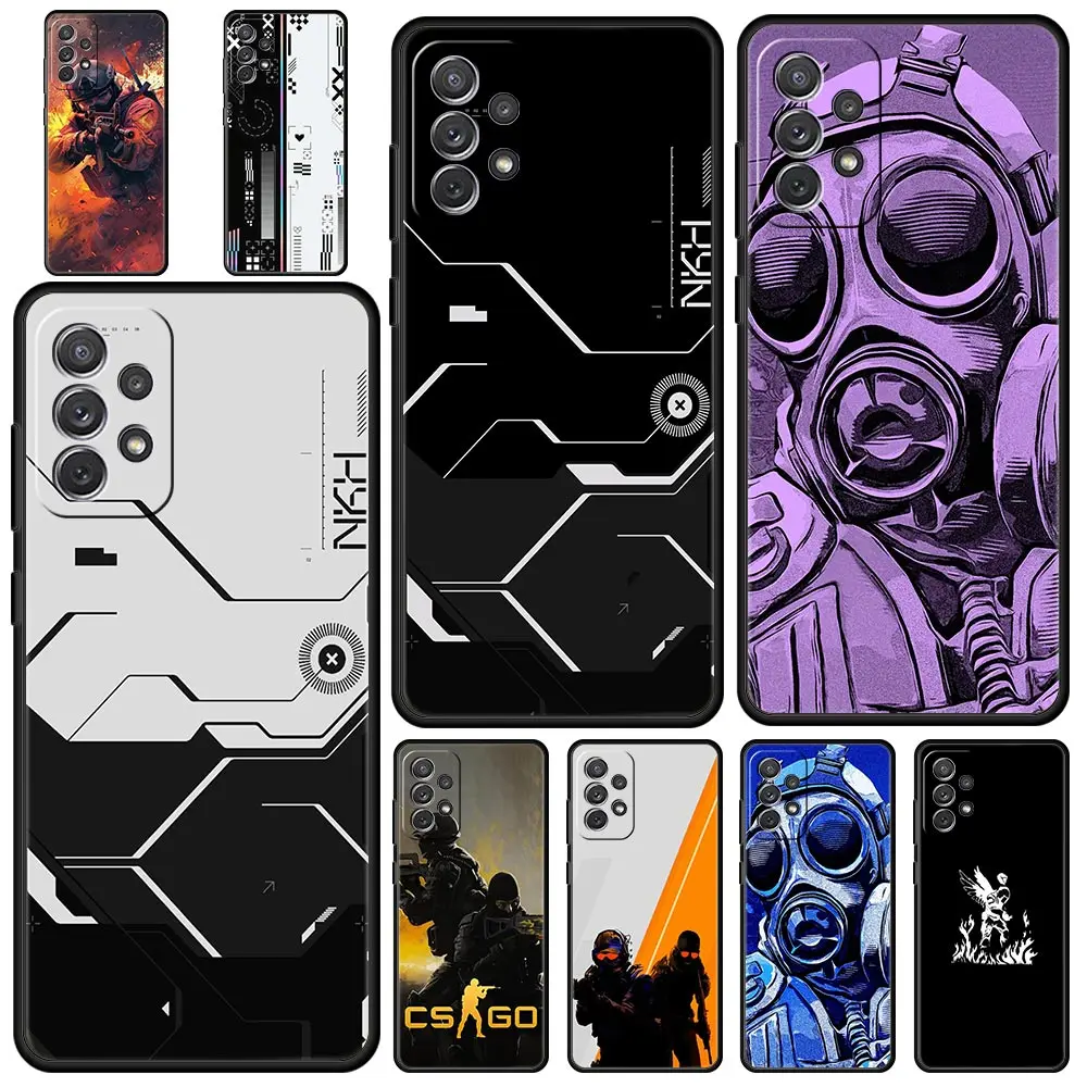 

Чехол для телефона Samsung Galaxy A17 A15 A13 A51 A71 A41 A31 A21S A07 A05 A35 A55 A23 A25 A33 A53 A73 5G, чехол Counter Strike CS GO