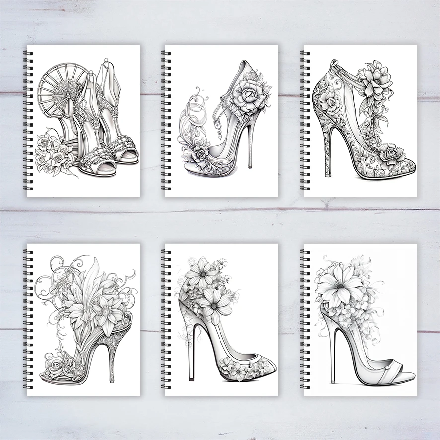 Adult Coloring Book - 8.3x 11.2 Inch 22 Page Coloring Book - Helps Reduce Stress and Ease Emotions