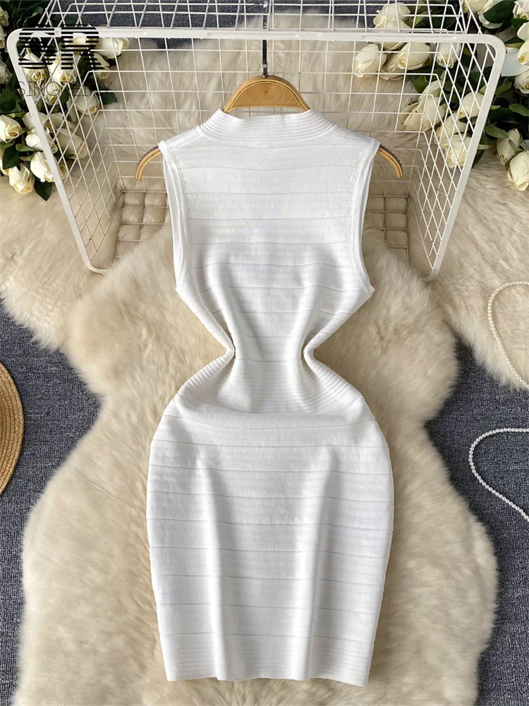 bodycon knitting dress Momyknows Solid Color Knitting 2-in-1 Bodycon Baby Shower Maternity Sweater Midi Dress Pink / 2XL main image 0