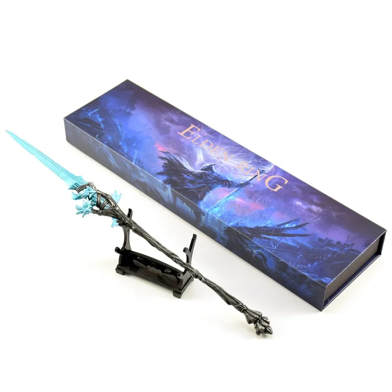 30cm nuevo juego Elden Ferry arma periférica modelo Dream Spear todo metal artesanía espada de juguete caja de regalo para colección regalos para amigos