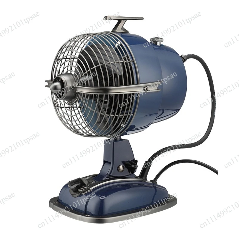 Silent desktop air circulation fan, airplane head electric fan, shaking head, nostalgic desktop fan