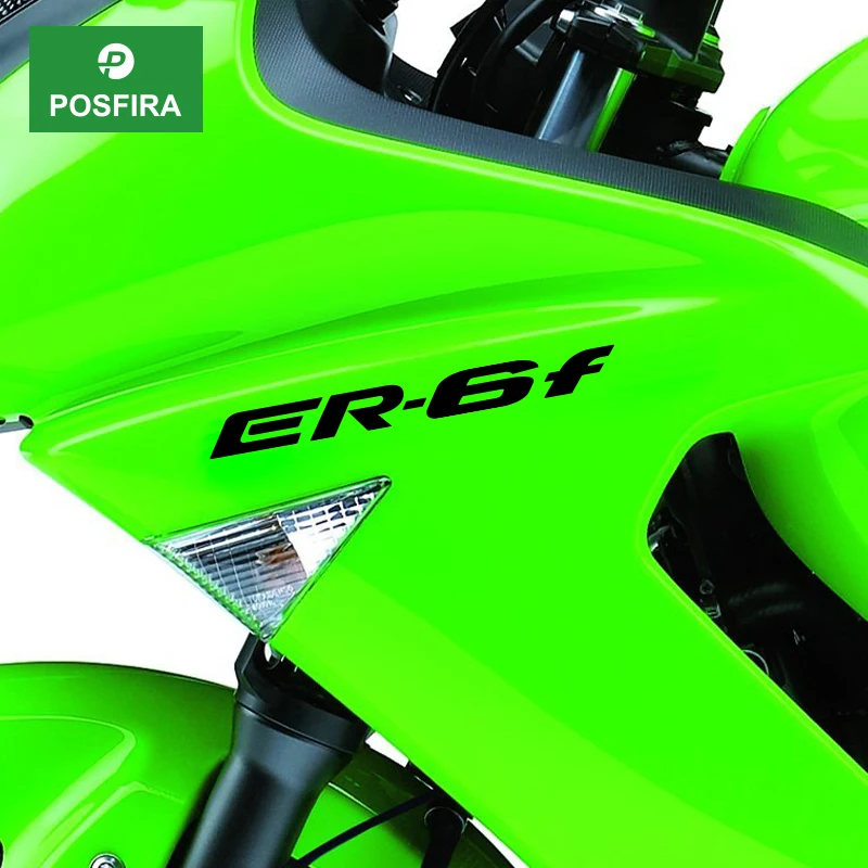 

Наклейки на обтекатель мотоцикла POSFIRA, виниловые наклейки для Kawasaki ER6f ER 6f ER-6f 2006-2017 2009 2010 2011 2012, аксессуары для наклеек