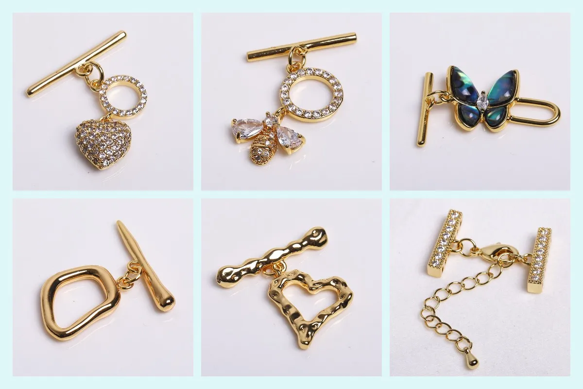 DIY-Ohrring-Herstellungszubehör, 18 Karat vergoldeter Ohrdraht, Ohrringe, Kabelkette, Ohrfaden mit Mitte, U-Stab und offenem Ring – Detail 18