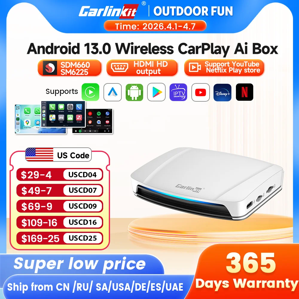 8+128G Carlinkit Tv…