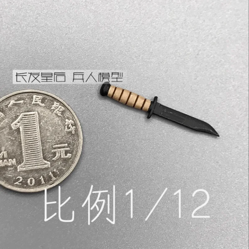 1/12 Scale Male Soldier Dagger Model for 6'' Figure