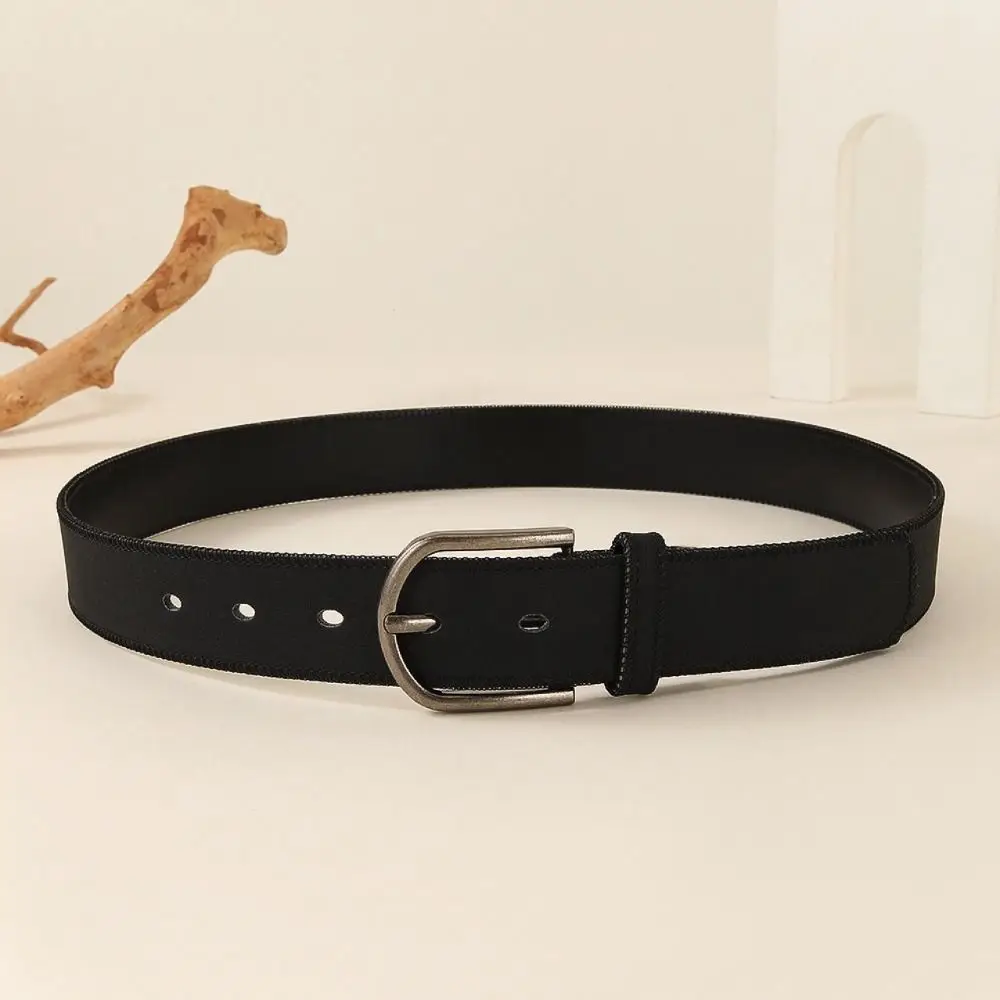 أزياء بو الجلود الجلد المدبوغ حزام دبوس مشبك الرجعية متجمد حزام الخصر تصميم فاخر بسيط تنوعا حزام للنساء