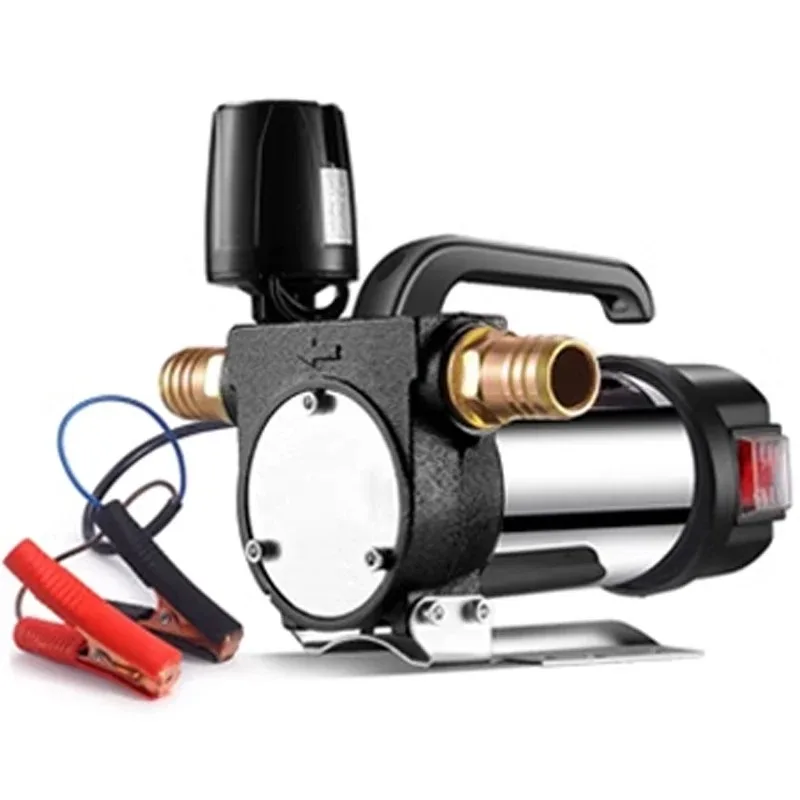 

【Best-selling】12V/24V/220V Fuel Transfer Pump Self-Priming Oil Dispenser Portle Automatically S Electric Oil Pump