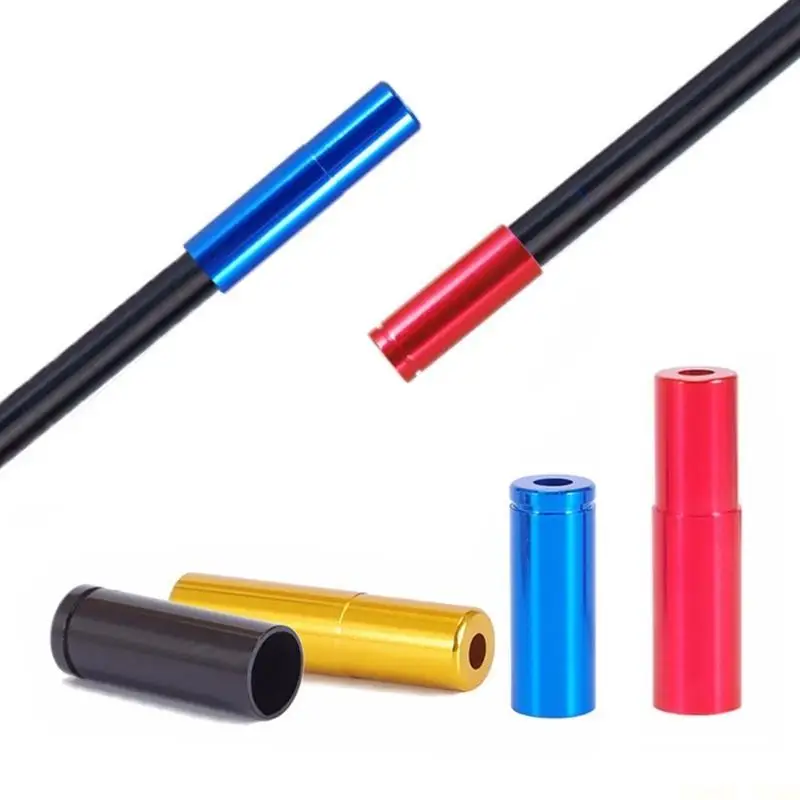 U2JB 10Pcs Colorful Bike Cable End Caps, Cable End Crimps, Cable Caps for Bike Shift