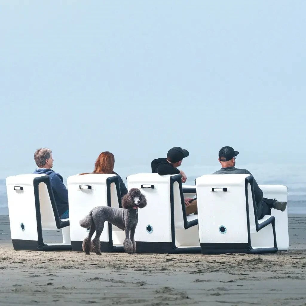 

Hot Sale PVC Inflatable Beach Lounge Chair And Desk Fabric Pool Floats For Beach And Pool Use