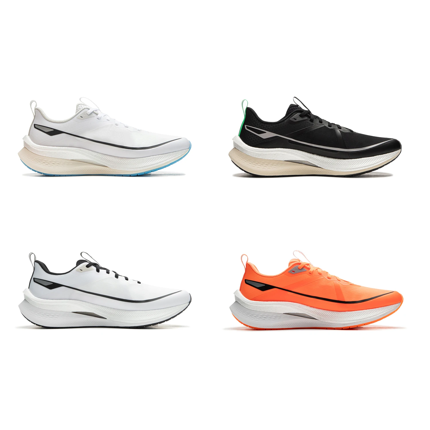 Li-Ning Men RED HARE 7 PRO Racing Running Shoes BOOM Cushion Stable Sport Shoes Breathable Wearable Light Sneakers ARPU007