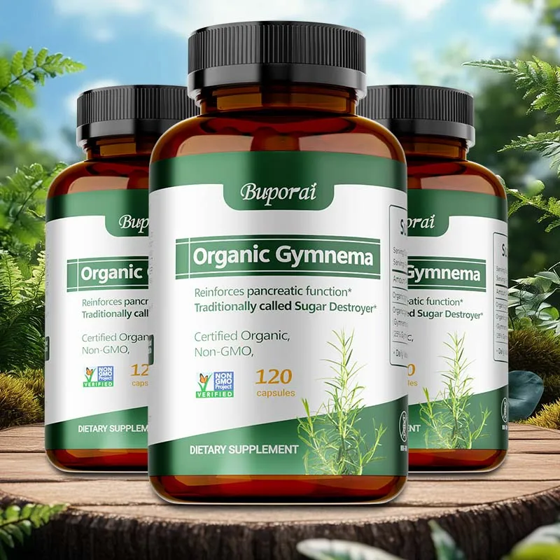

Organic Gymnema - Enhanced Pancreatic Function Intestinal Health & Absorption, and Health Balance Support, Non-GMO