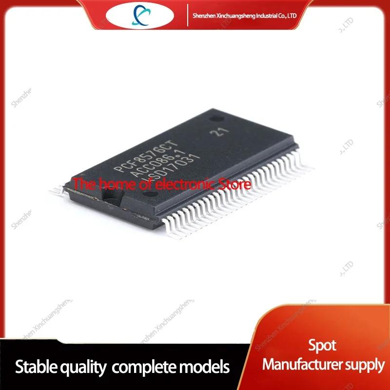 10PCS/LOT PCF8576CT SSOP-56 RAM mapping 40×4 LCD driver controller, I2C interface