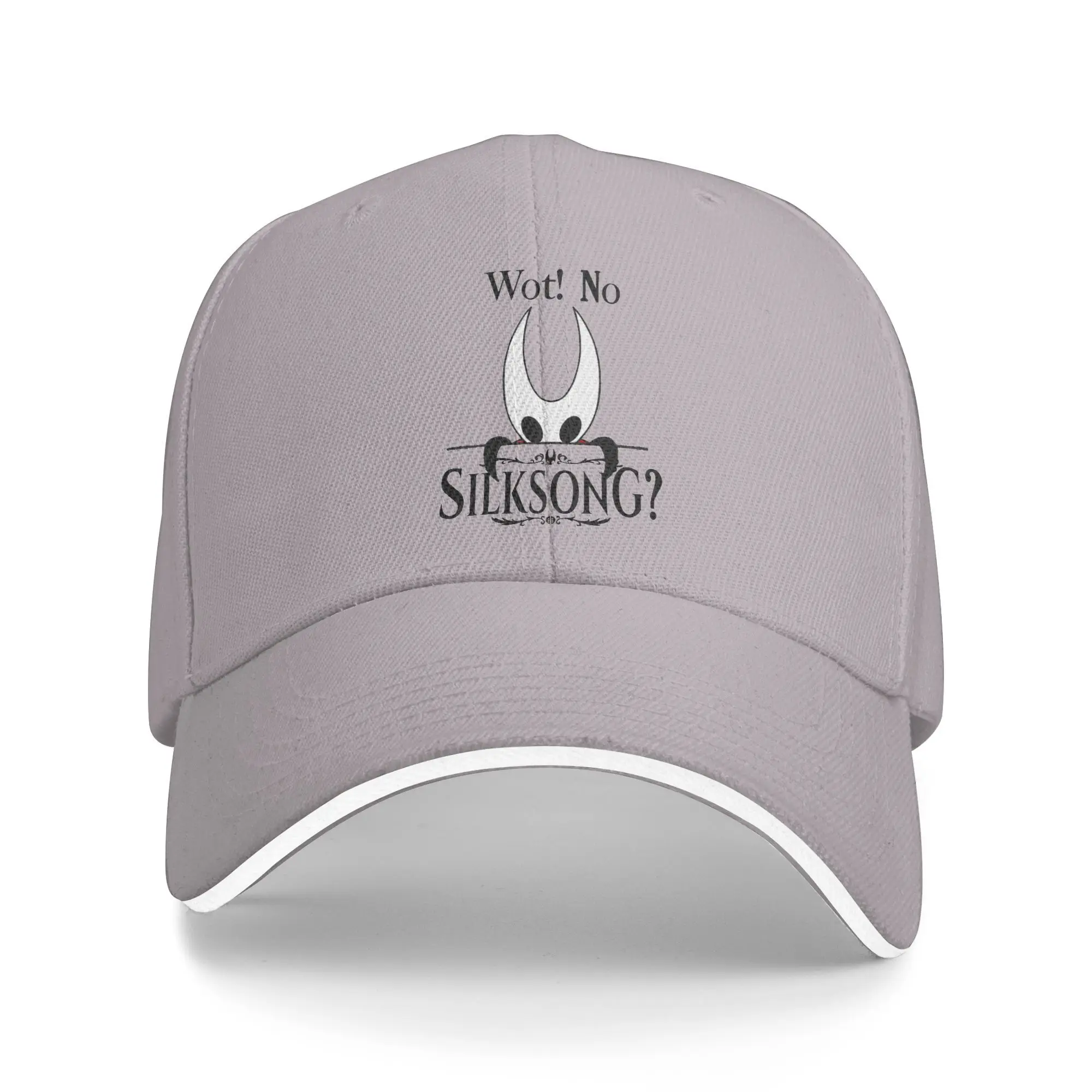 Summer Wot! No Silksong Video Game Hollow Knight Baseball Cap Cute Design Sun Trucker Hat Female Male Breathable Snapback Cap