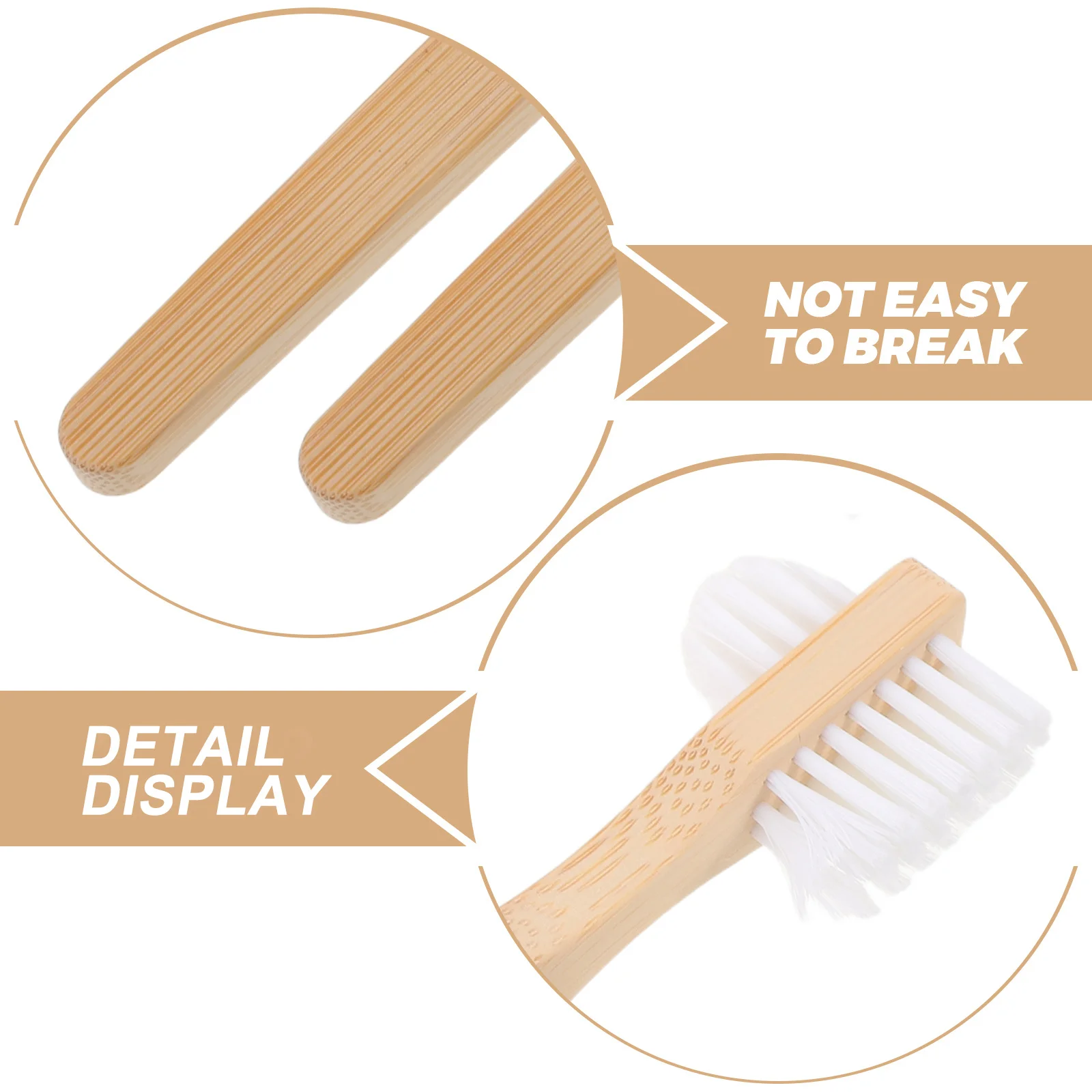 مقبض مريح من النايلون، فرشاة أسنان كاذبة متوسطة الصلابة، شعيرات ناعمة مثالية للأسنان الحساسة واللثة للعناية اليومية بالفم