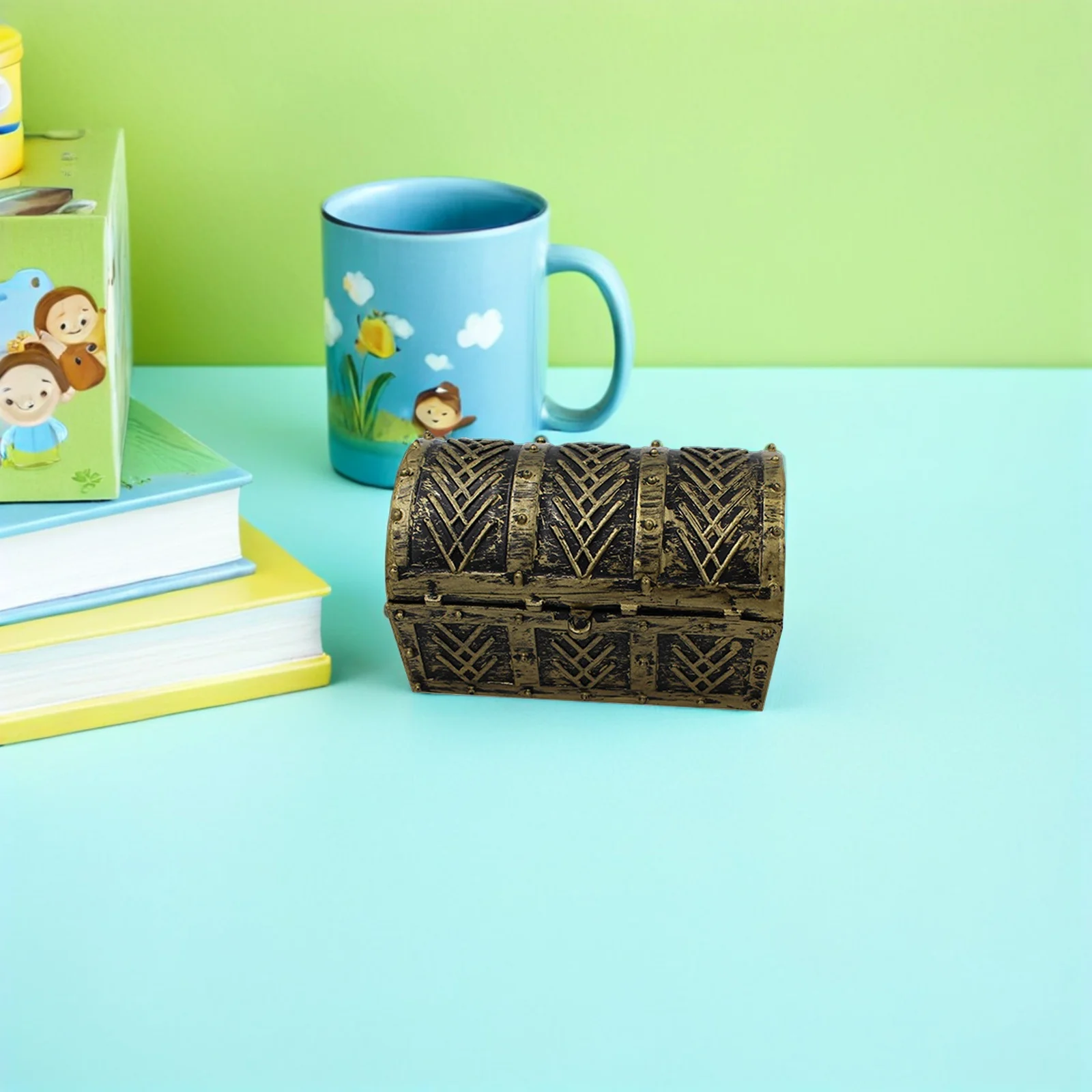 Zestaw do odgrywania ról pirata dla dzieci - Skrzynia Skarbów Premium z monetami, biżuterią i niespodzianką - Idealny na prezent urodzinowy