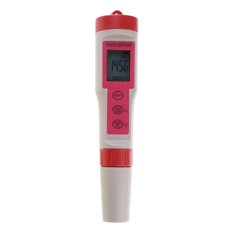 

Q2Q4 4 in 1 Meter Water Quality Monitor Digital Water Quality Tester TDS/Temp Analyzer 0-14PH Measuring with Backlit
