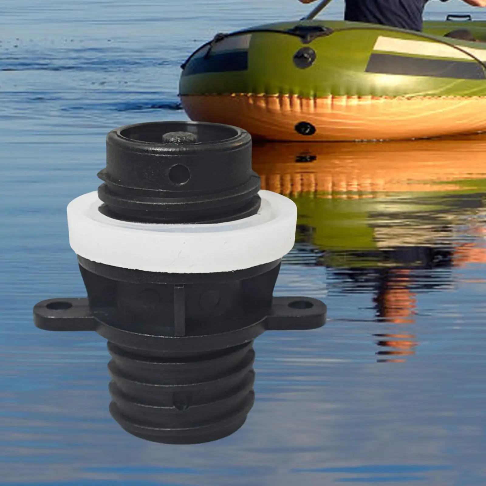 Universal Inflatable Boat Air Pump Adapter Secure PVC Valve Connector Easy Fit Nozzle for Kayak Water Sports Gear