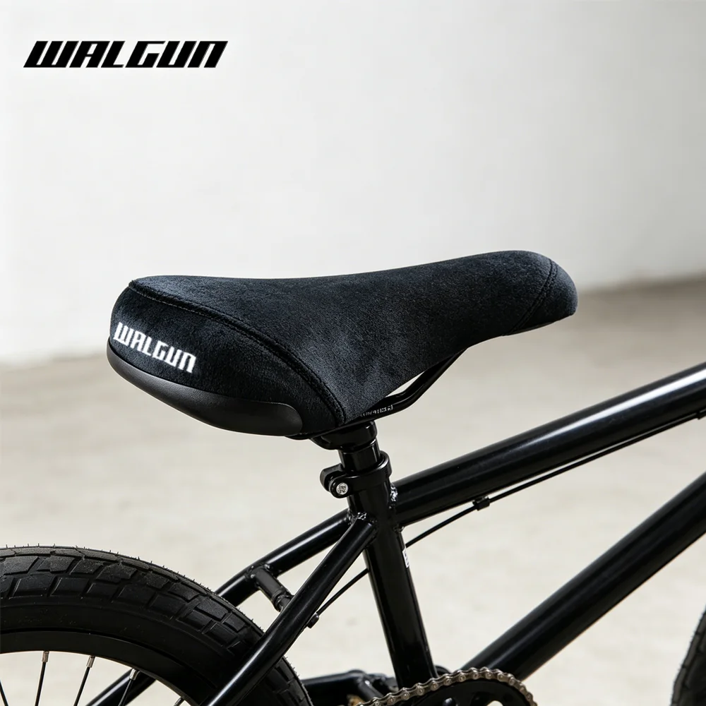 

WALGUN Bike Seat BMX Dirt Jump Cruiser Bicycle Saddle with Embroidery Freestyle Racing Dowbhill Saddles for MTB Cycling Parts