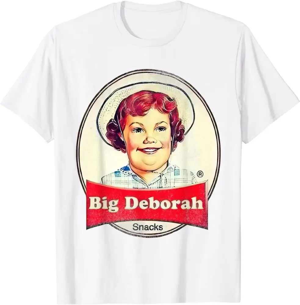 Funny Big Deborah Parody Unisex T-ShirtAnime pattern Y2K top unisex summer cotton short sleeve