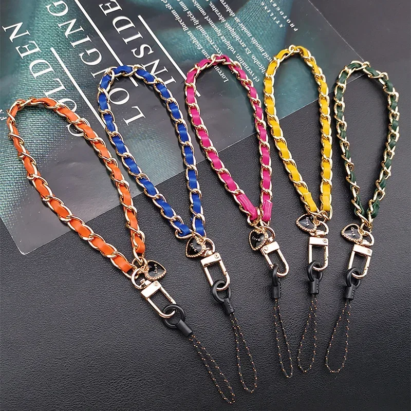 Mobile Phone Lanyard Small Fragrance Style Pickup Truck Chain Hand Woven Mobile Phone Chain Pendant Wrist Rope Anti Loss Lanyard