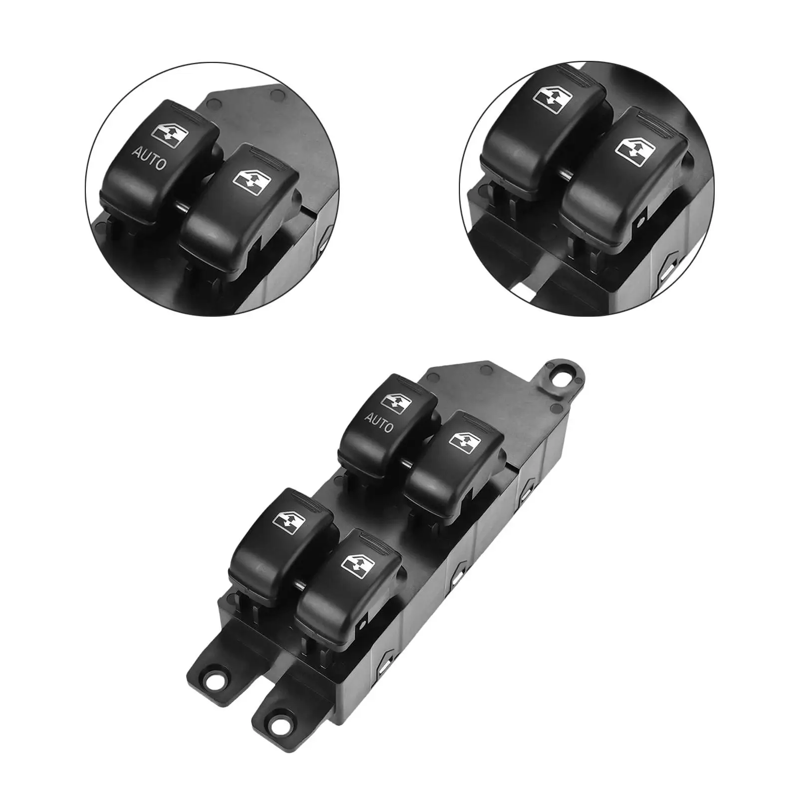 Window Control Switch 9357026100 Front Left Dws766 Dws749 for Hyundai Santa FE 2001-2006 Easy to Install Vehicles Component