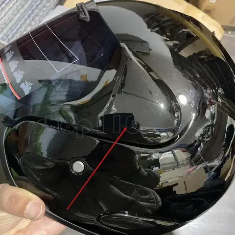 Helmet Parts For Arai Helmet Sz-ram3 Hermonza Lens Helmet Visor Black Clear Tan Fixed Base Inlet Trim Capacete Accessories