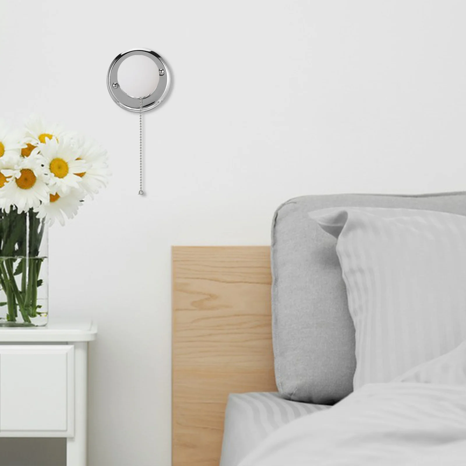 

2Pcs E27 Lamp Socket with Pull Chain Switch Vintage Style Bulb Holder for Ceiling Wall Mount DIY Lighting Decoration