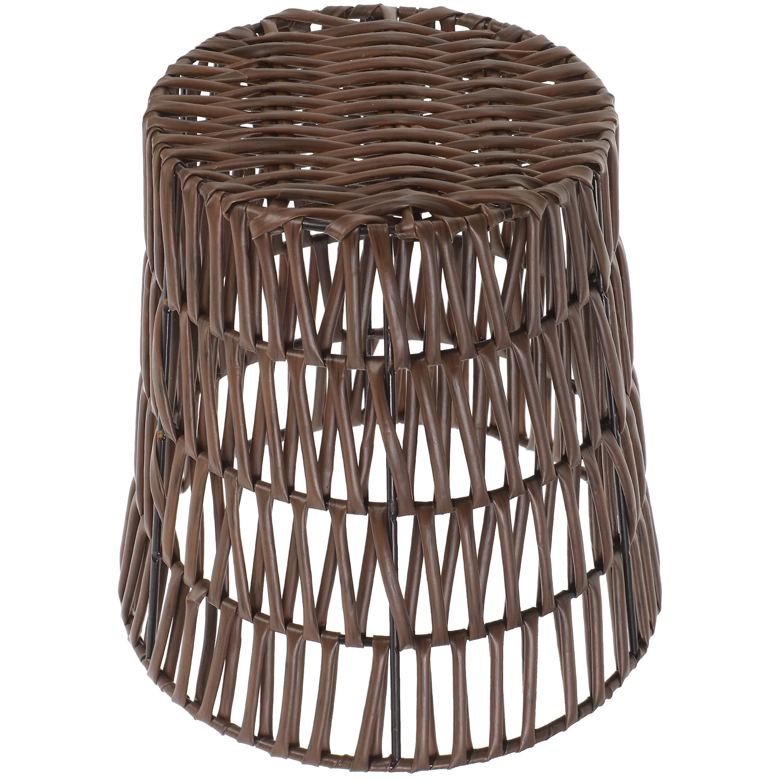 

Woven Storage Basket For Home Rustic Natural Design Multipurpose Household Organizer Small Laundry Trash Can Living Room Bedroom