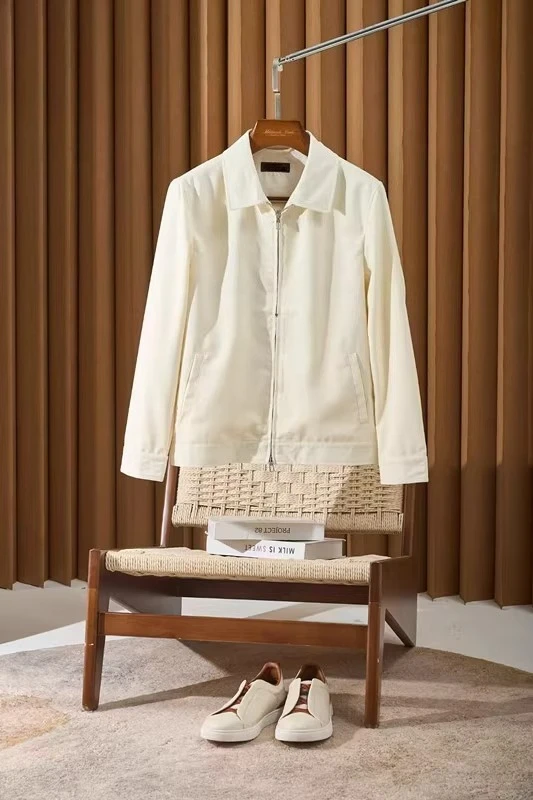 

LP old money wind 25aw lapel casual wool jacket